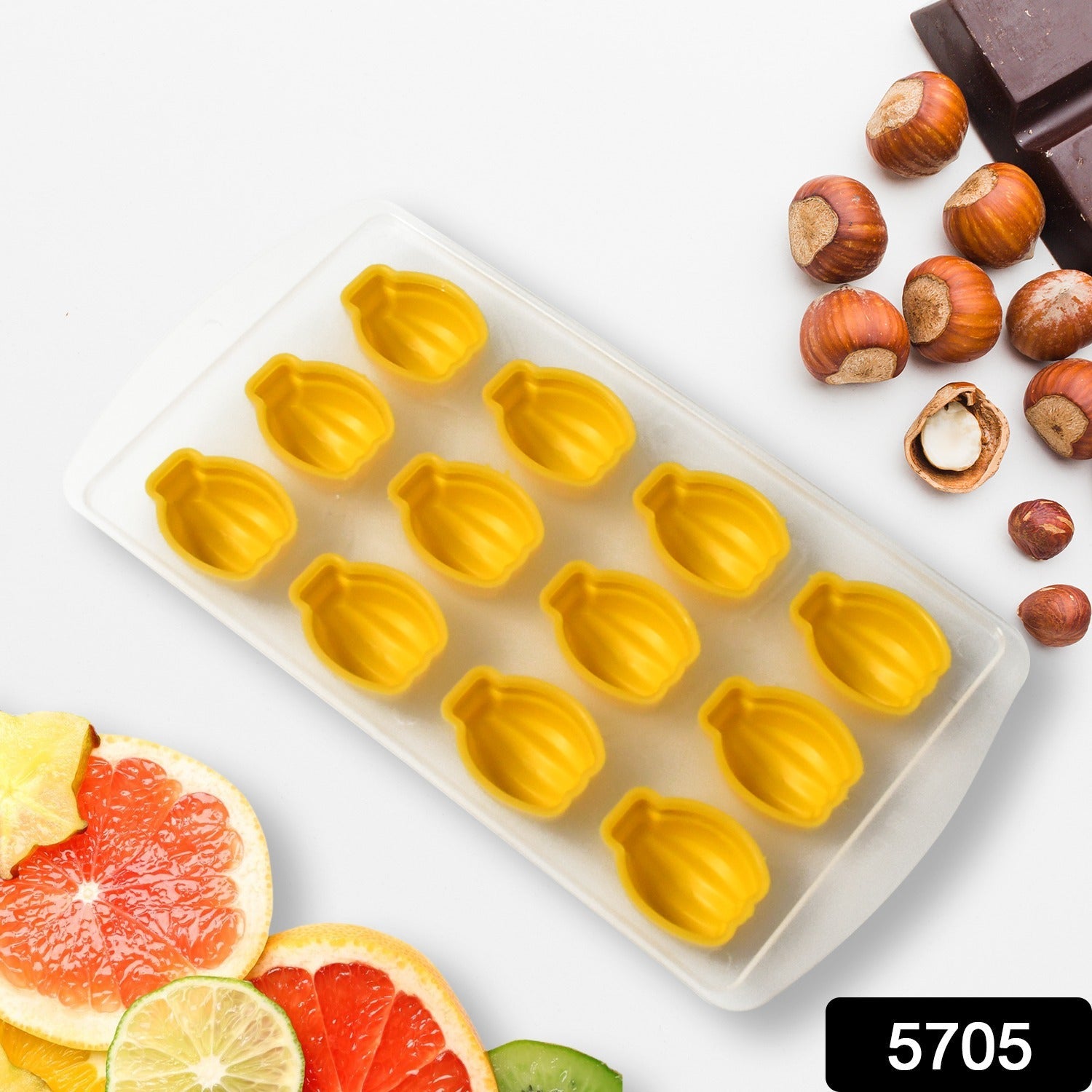 Silicone Mold Ice Cube Tray Creative Sweet Multi Type Ice Tray Buckets, Ice Cube Trays Multi Fruit Shape Ice Tray (1 Pc) Silicone Mold Ice Cube Tray Creative Sweet Multi Type Ice Tray Buckets, Ice Cube Trays Multi Fruit Shape Ice Tray (1 Pc)